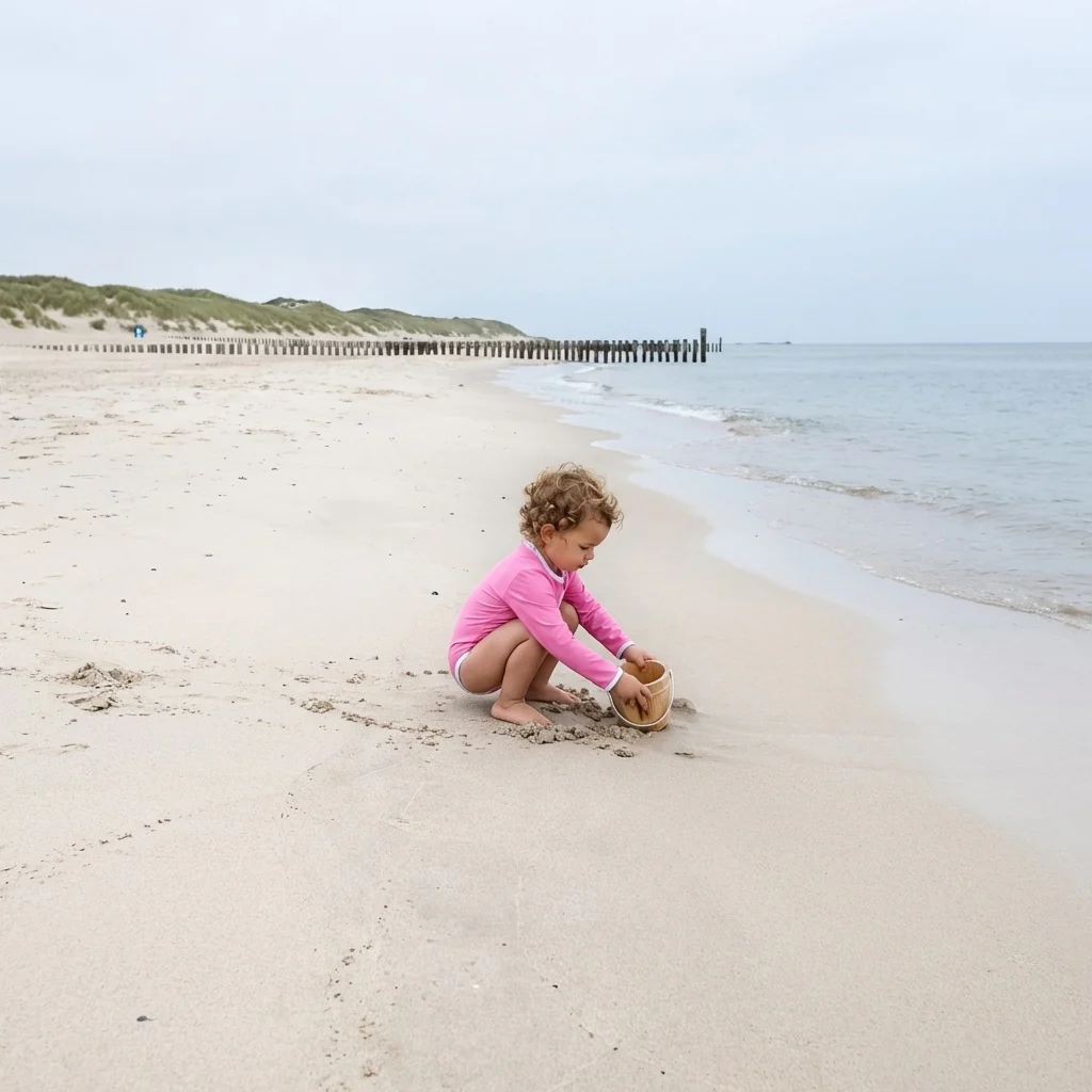 Sustainable UV Longsleeved Bathing Suit - Bright Pink (UV STANDARD 801) - Image 8