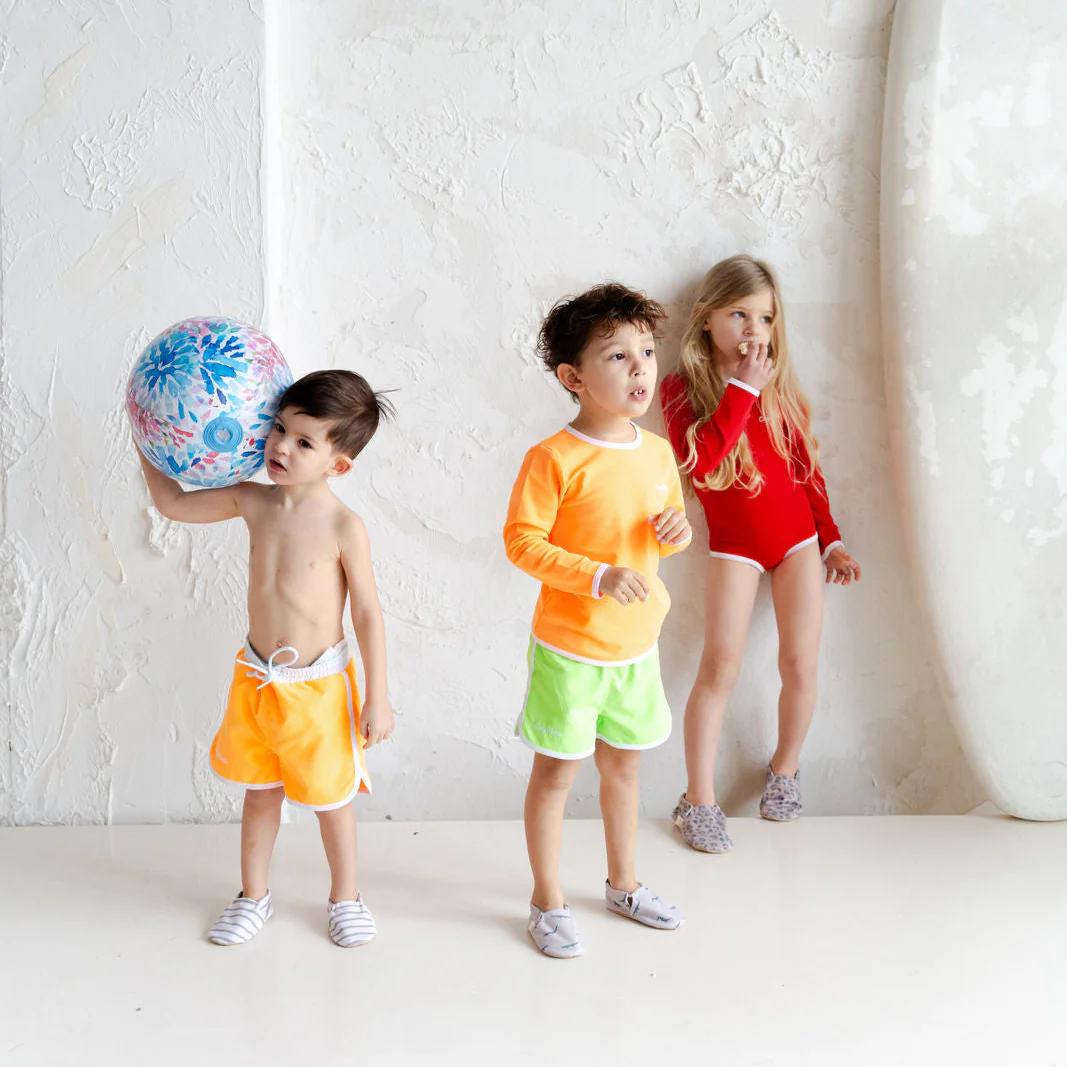 Sustainable UV Longsleeved Bathing Suit - Red (UV STANDARD 801) - Image 14
