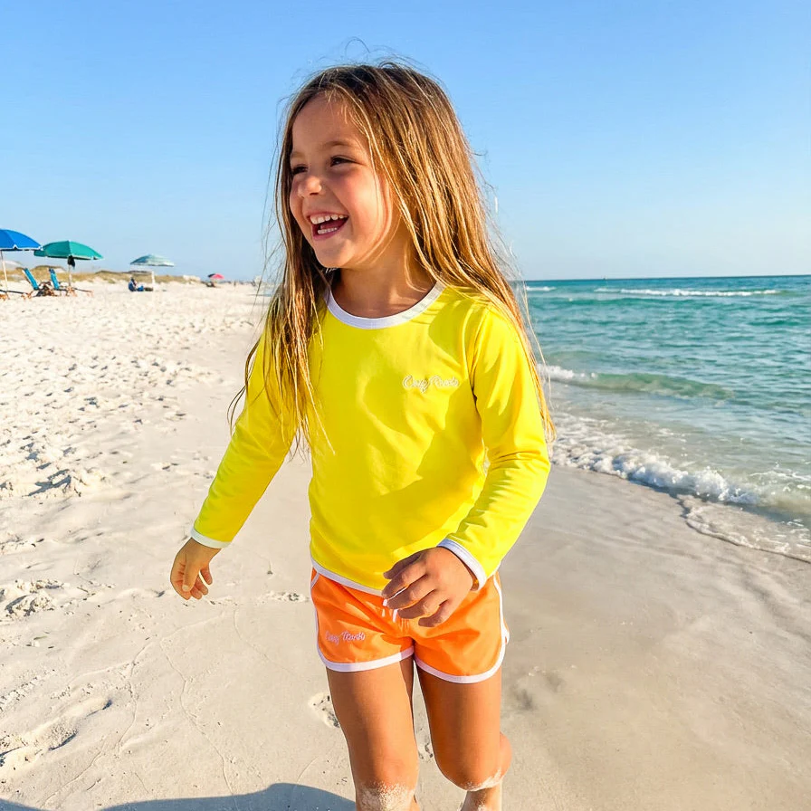 Sustainable UV Shirt - Bright Yellow (UV STANDARD 801) - Image 5