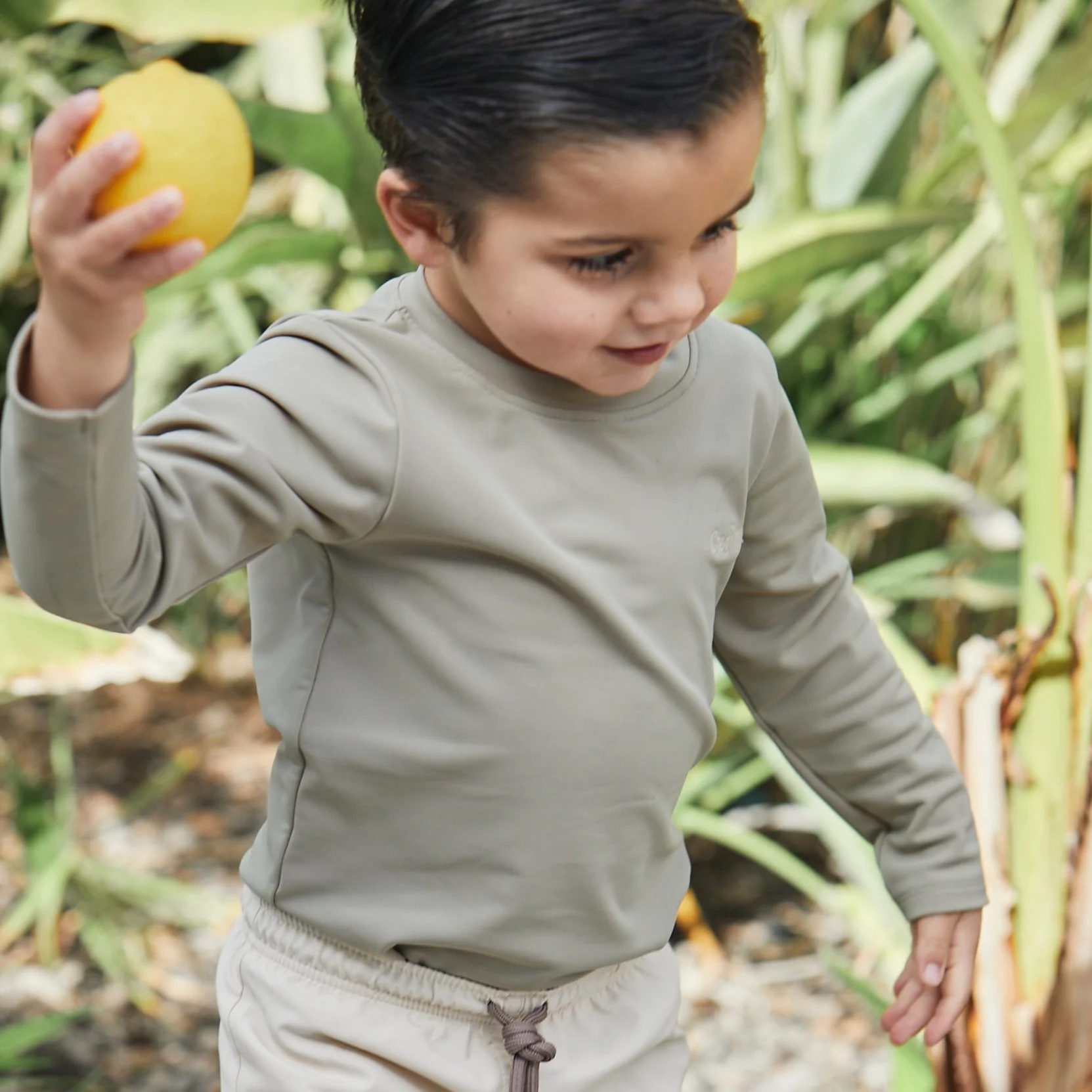 Sustainable UV Shirt - Khaki (UV STANDARD 801) - Image 6