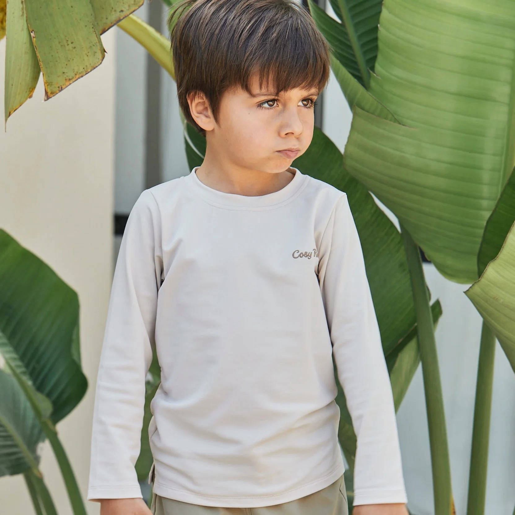 Sustainable UV Shirt - Sand (UV STANDARD 801) - Image 3