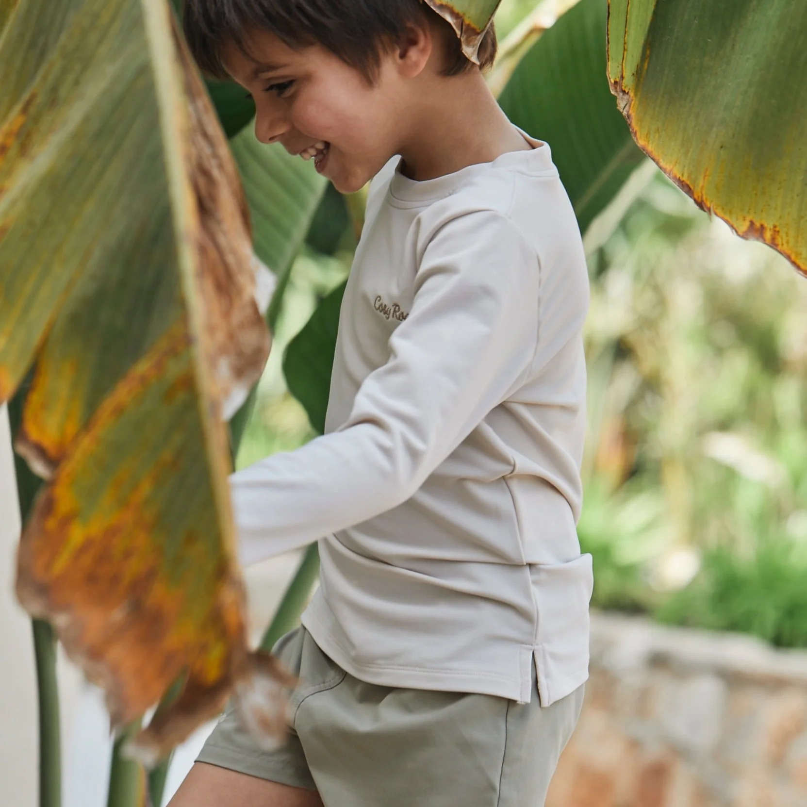 Sustainable UV Shirt - Sand (UV STANDARD 801) - Image 6