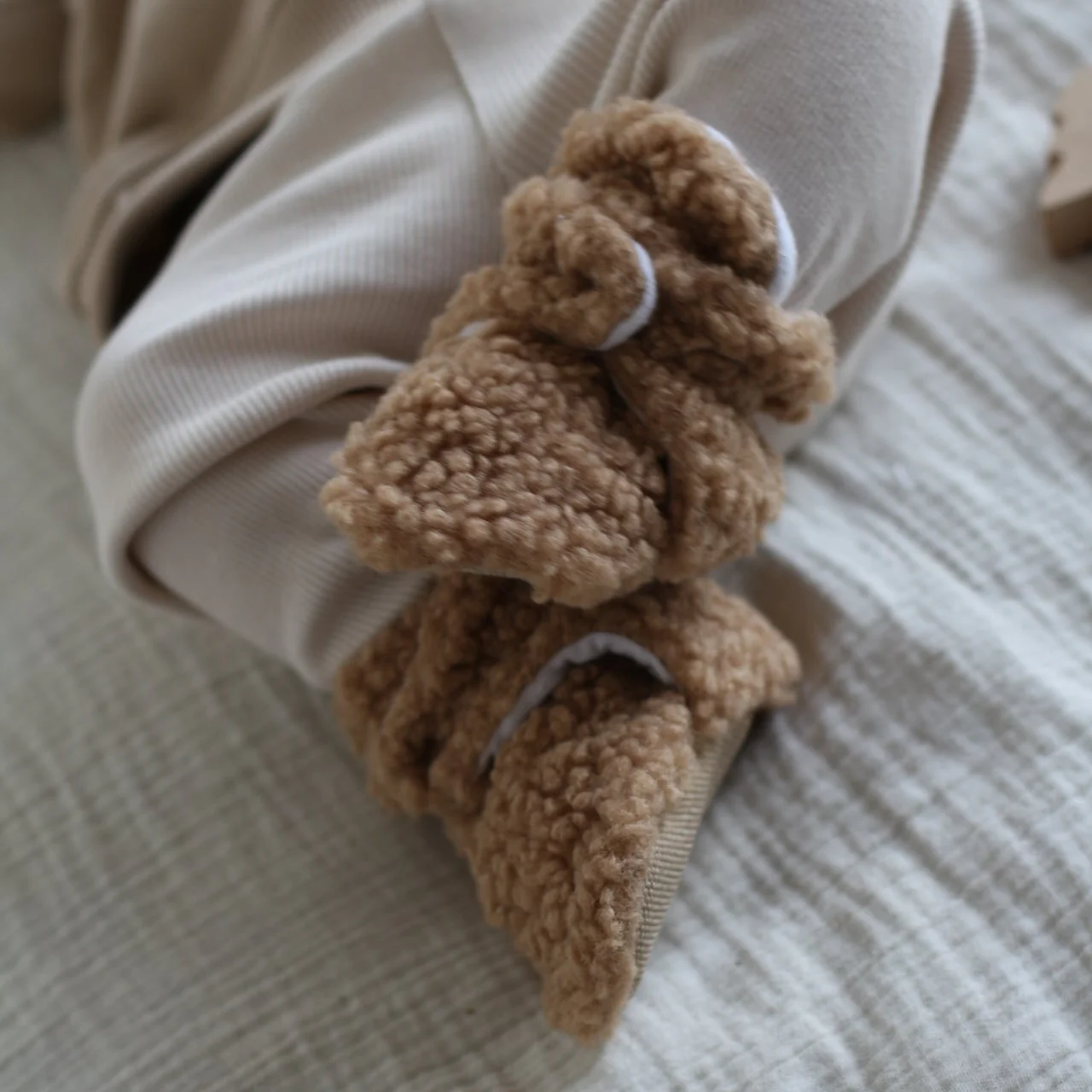 Teddy Booties - Caramel - Image 3