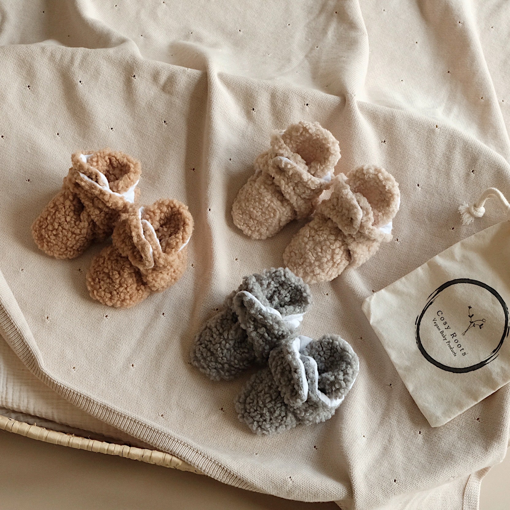 Teddy Booties - Caramel - Image 4