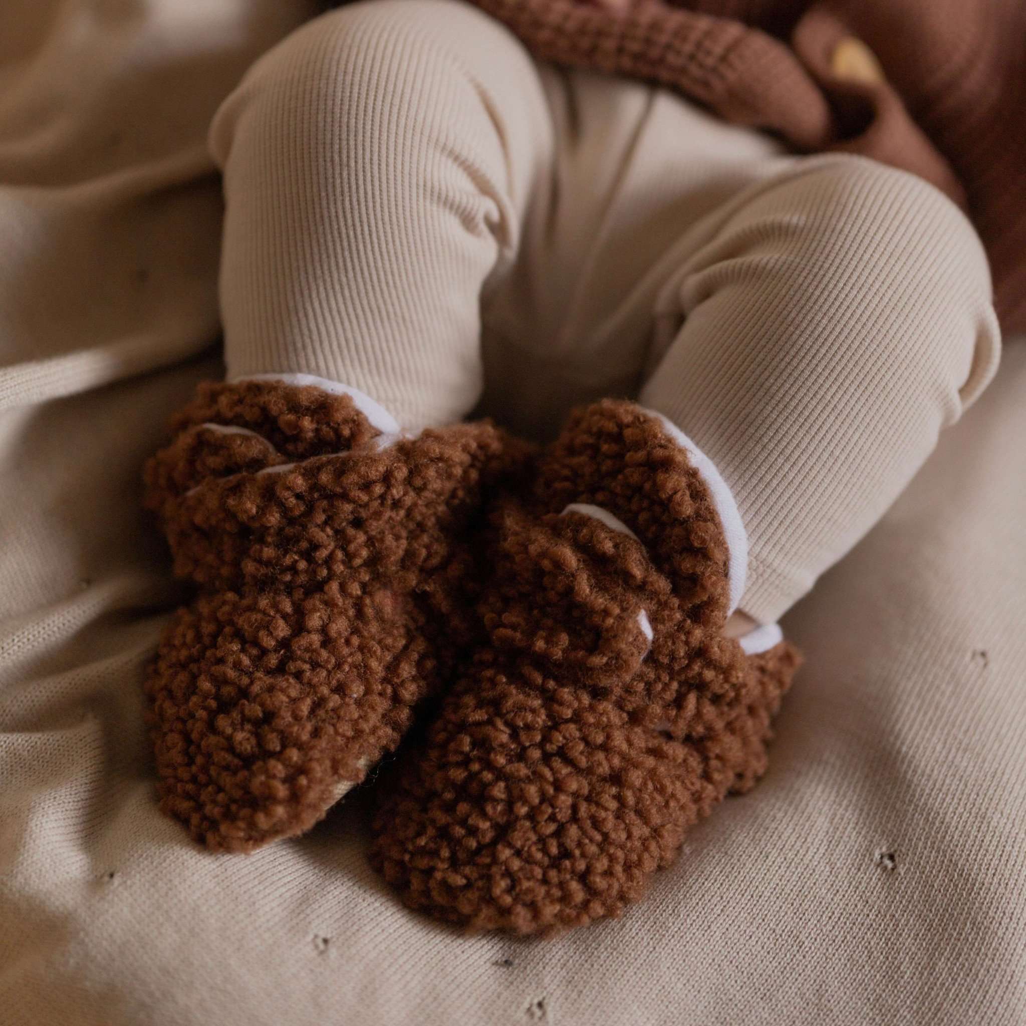 Teddy Booties - Chocolate - Image 5