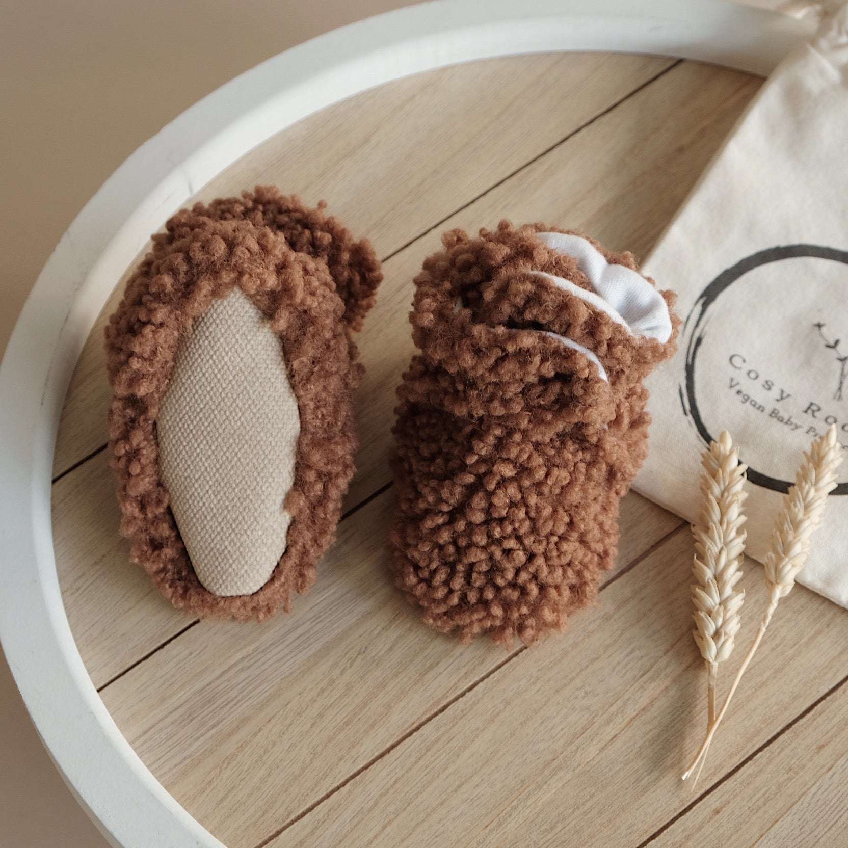 Teddy Booties - Chocolate - Image 8