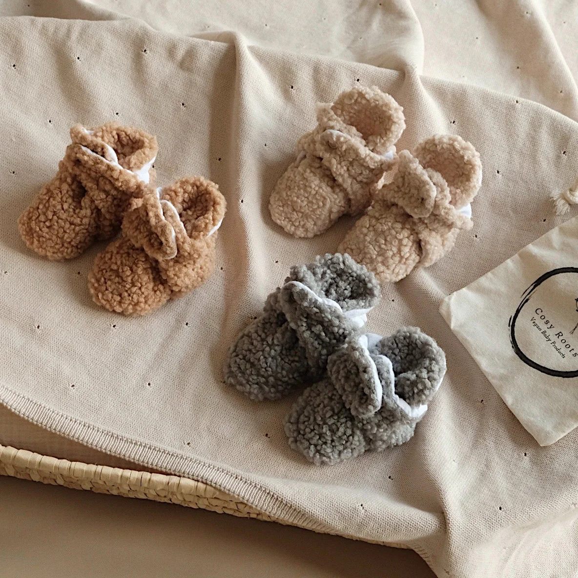 Teddy Booties - Grey - Image 3