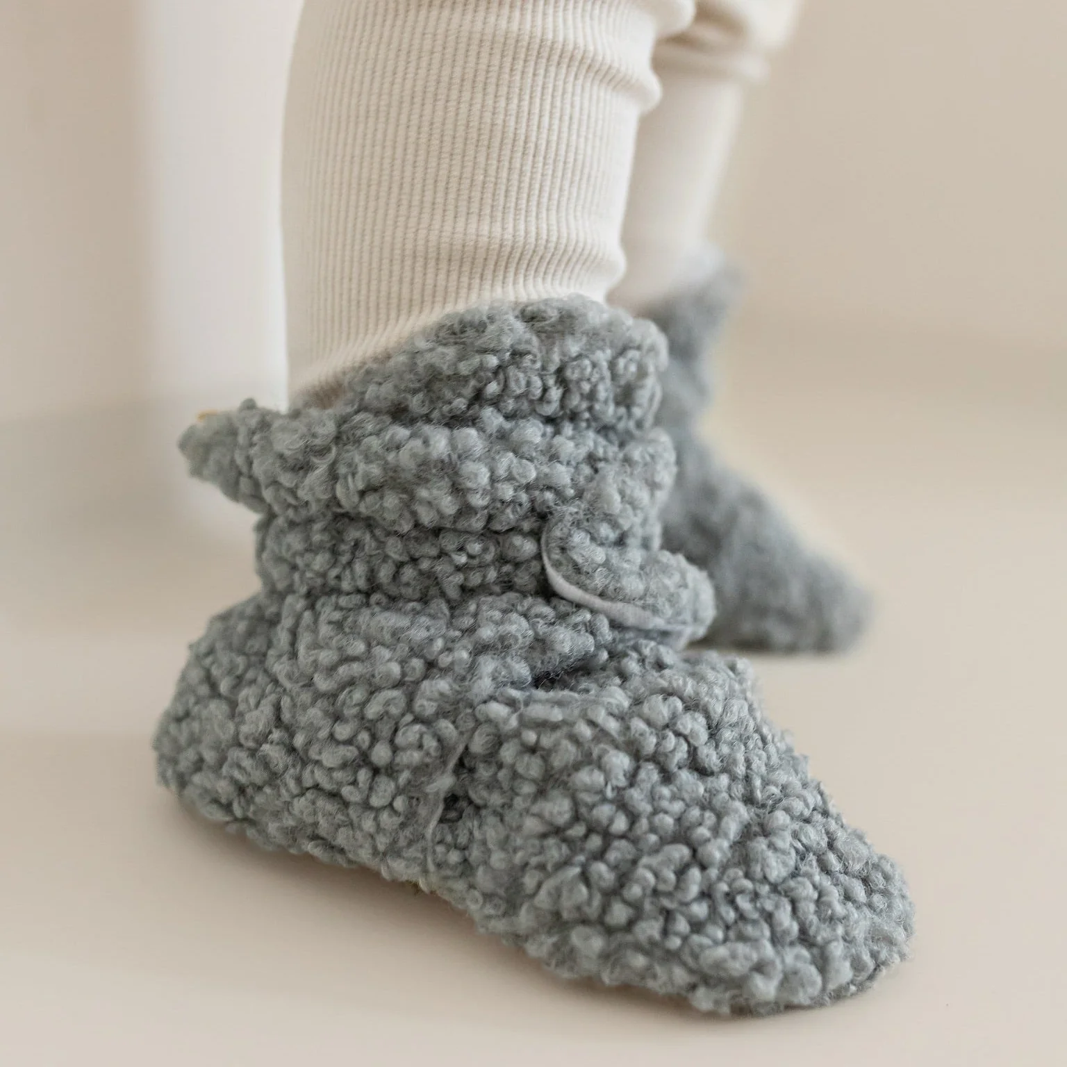 Teddy Booties - Grey - Image 4