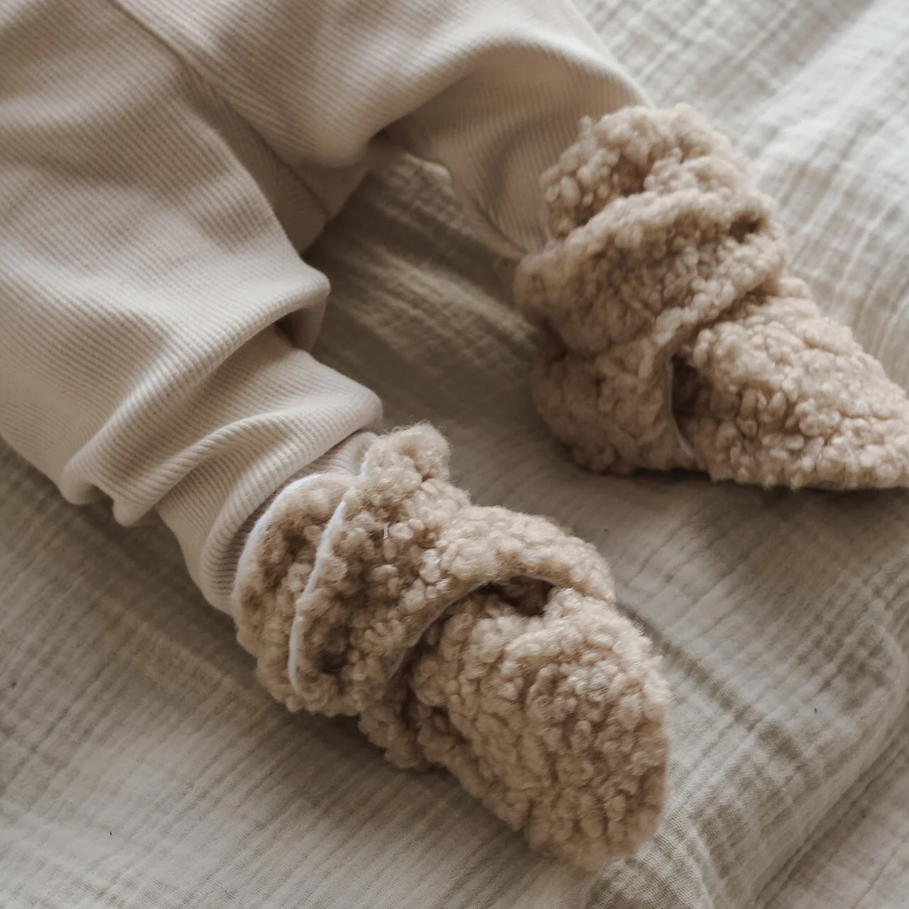Teddy Booties - Sand - Image 3
