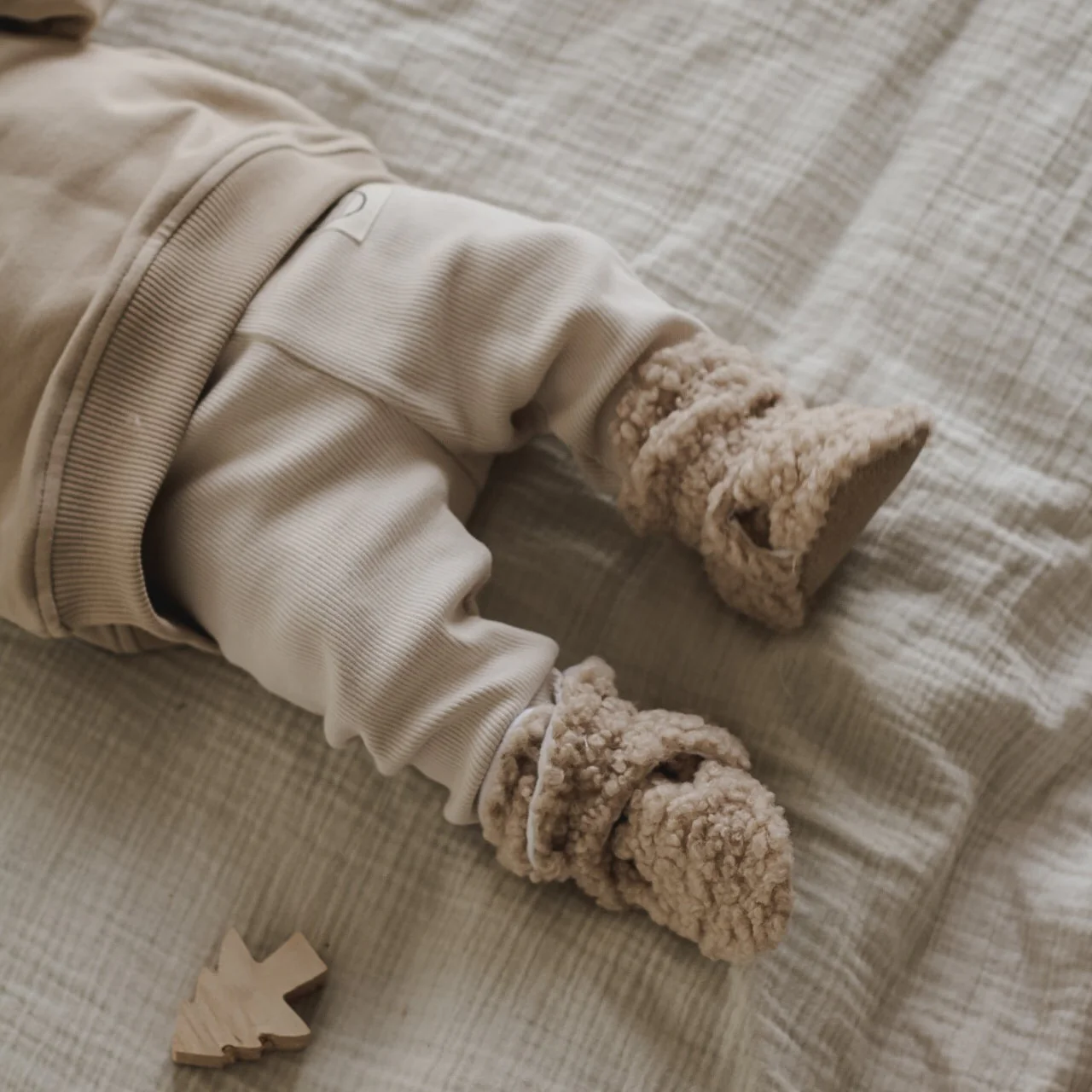 Teddy Booties - Sand - Image 5
