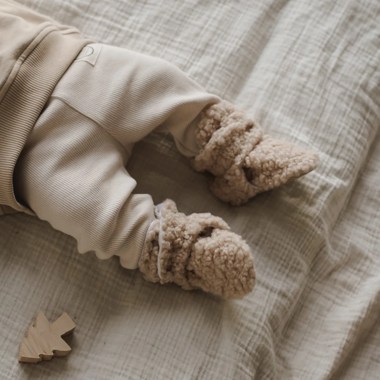 Teddy Booties - Sand - Image 7