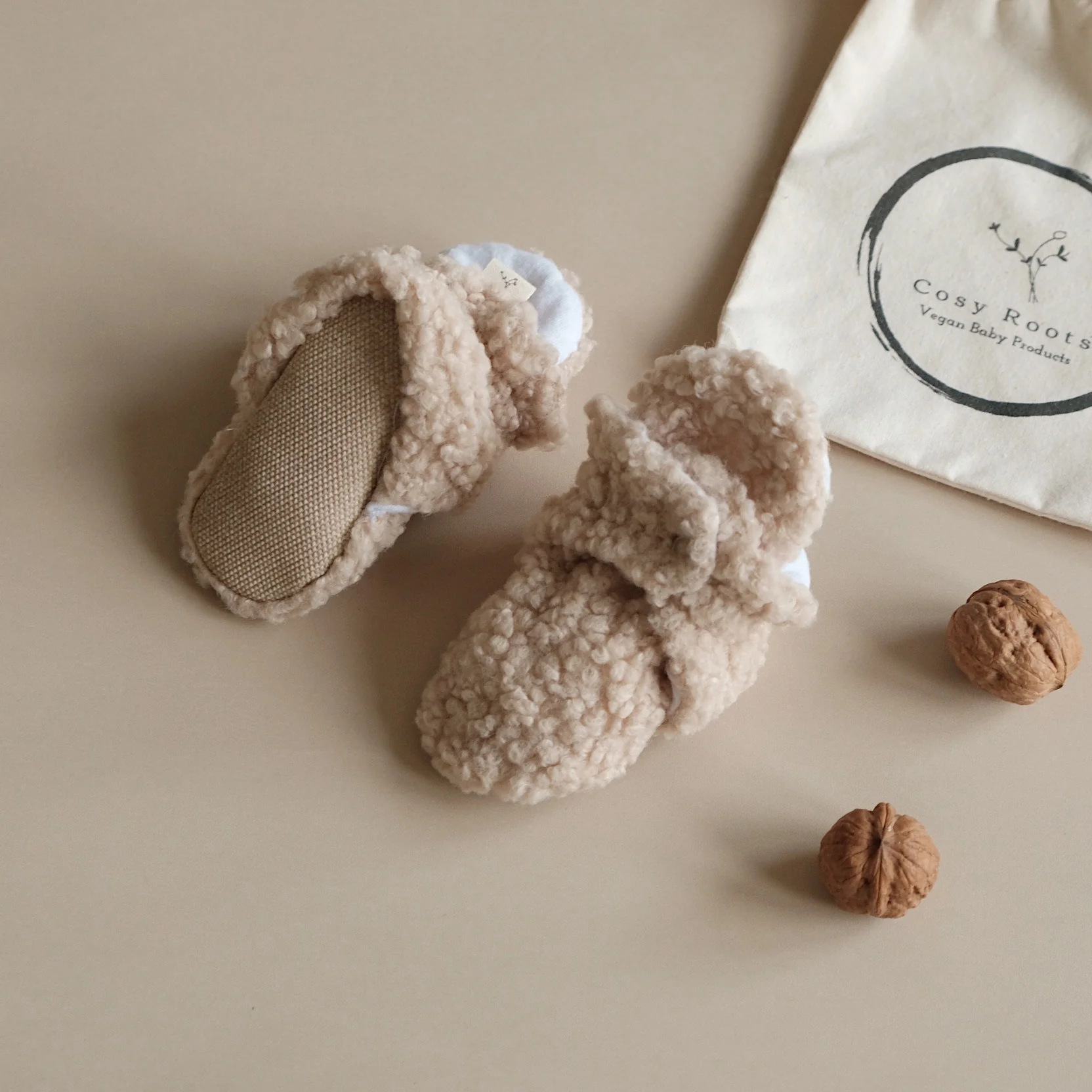 Teddy Booties - Sand - Image 8