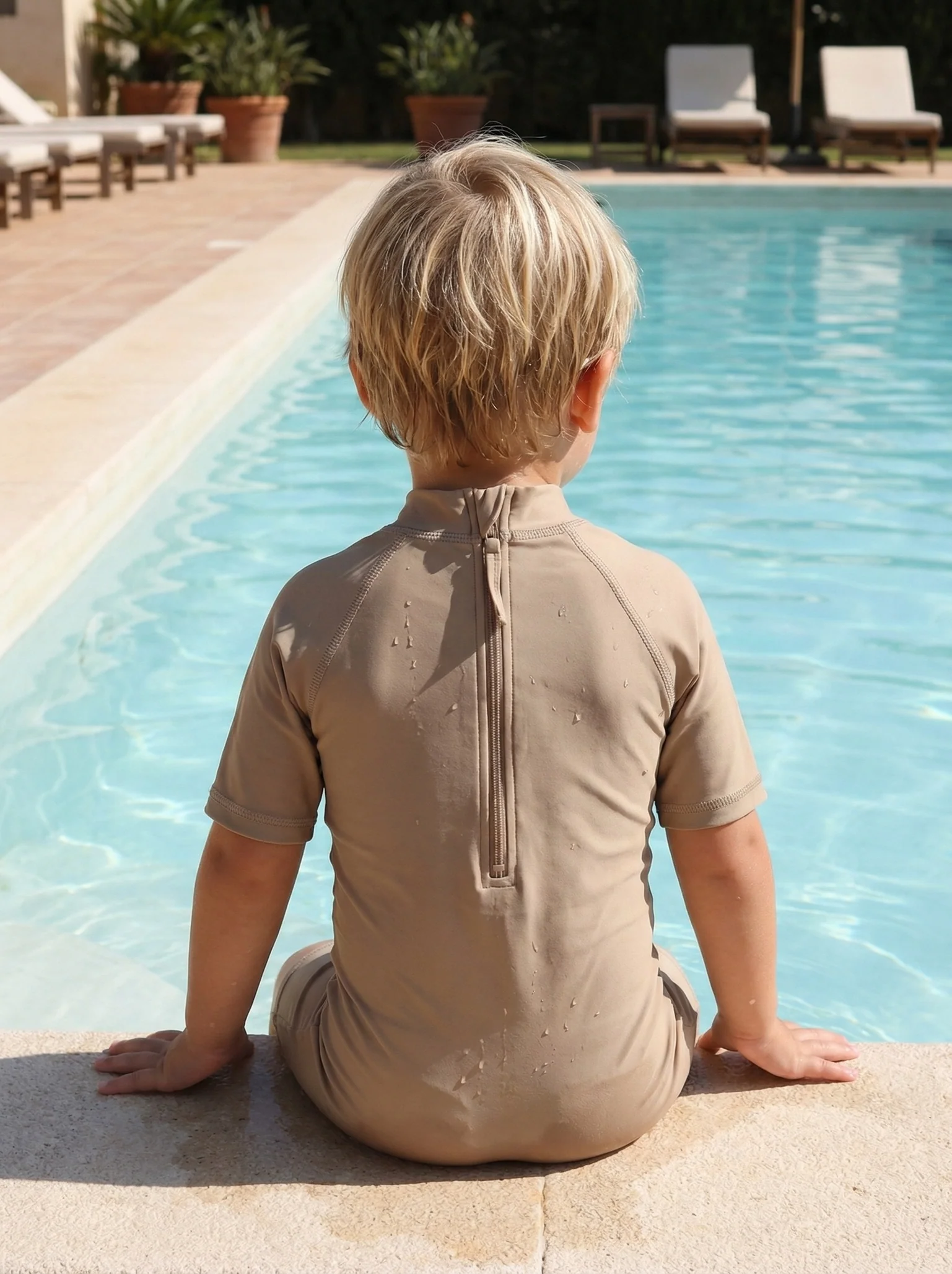 UV Romper - Caramel (UV STANDARD 801) - Image 3