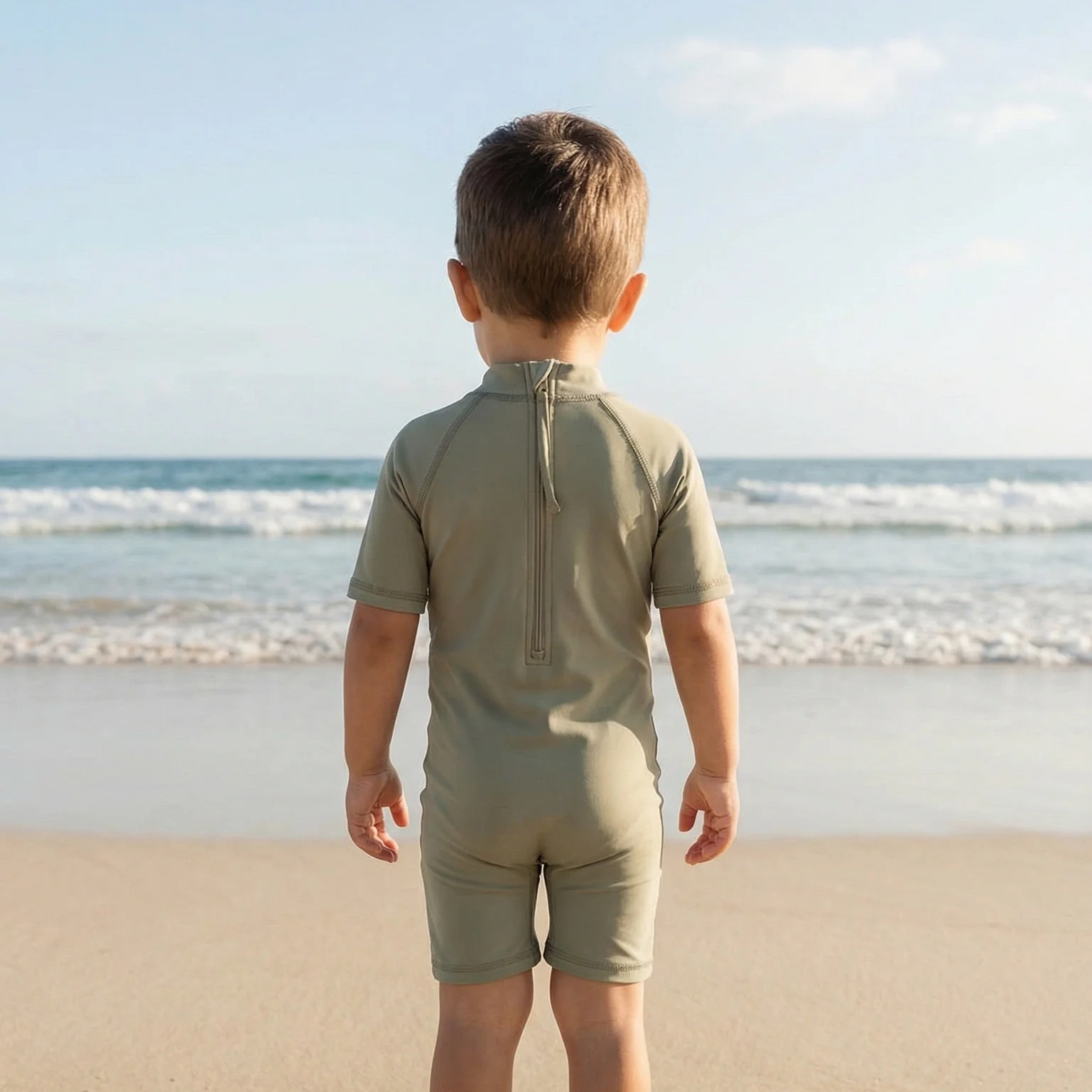 UV Romper  - Khaki (UV Standard 801) - Image 3