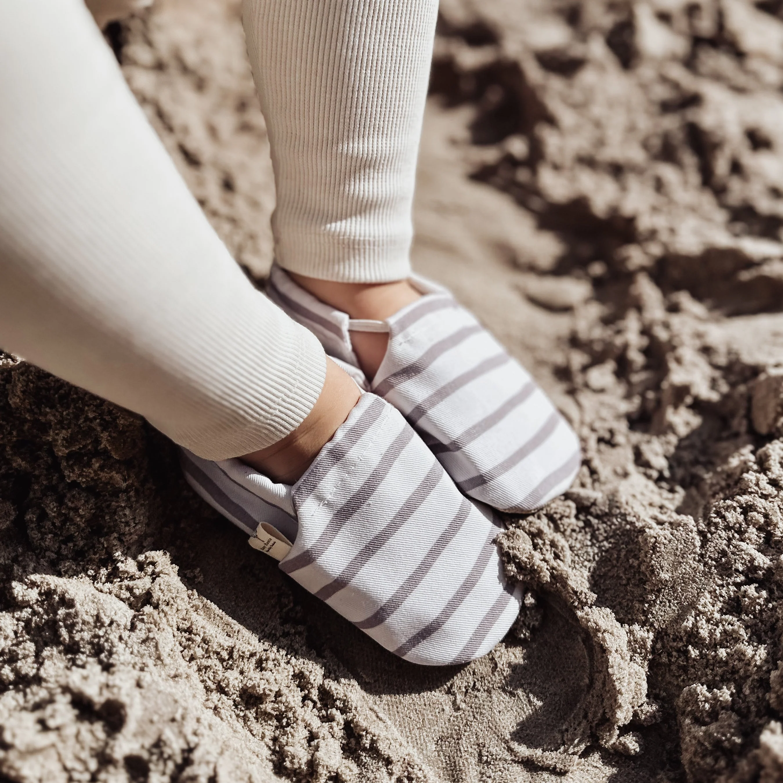 Vegan Shoes - Caramel Striped - Image 5