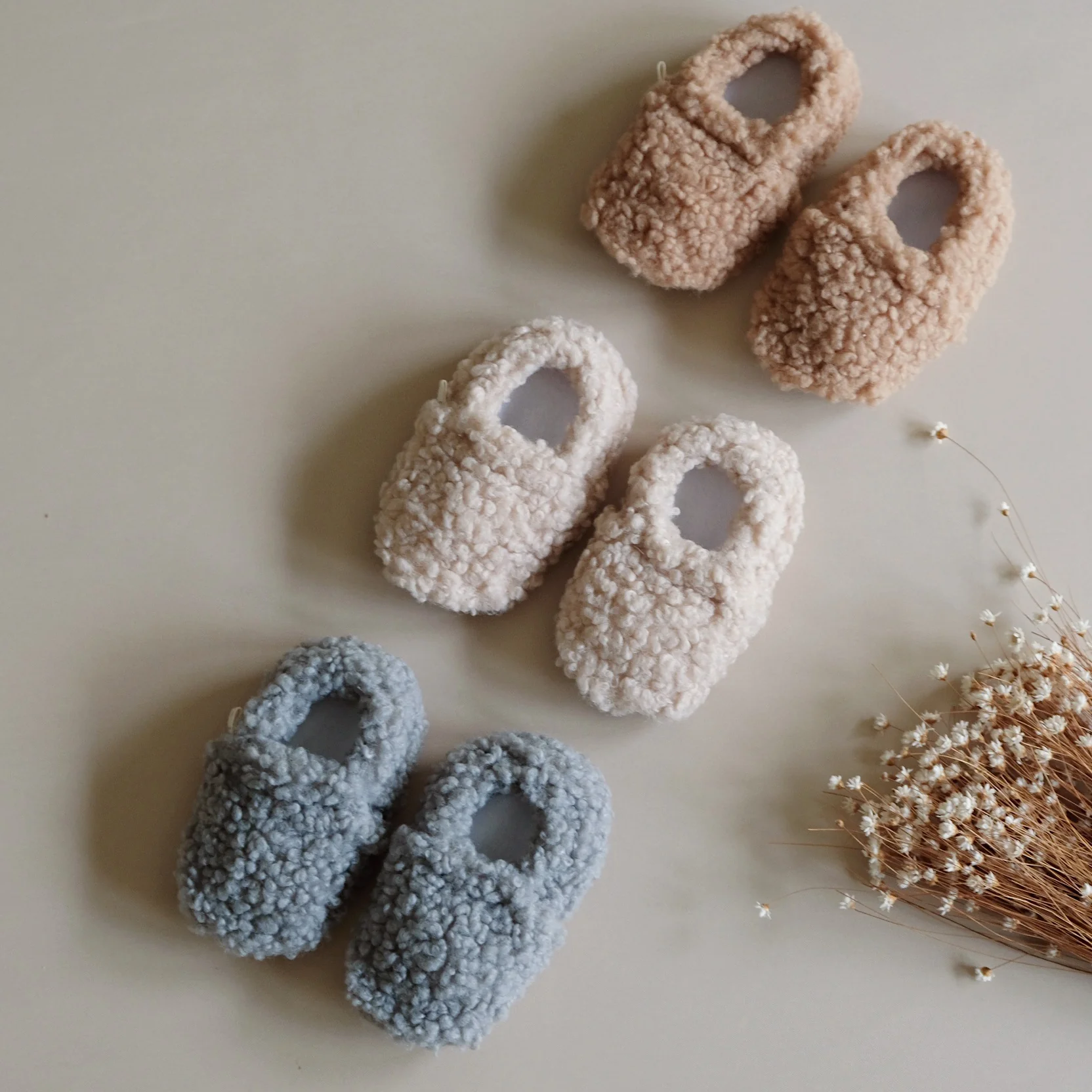 Vegan Shoes -Cosy Roots - Teddy Shoes - Grey - Image 8