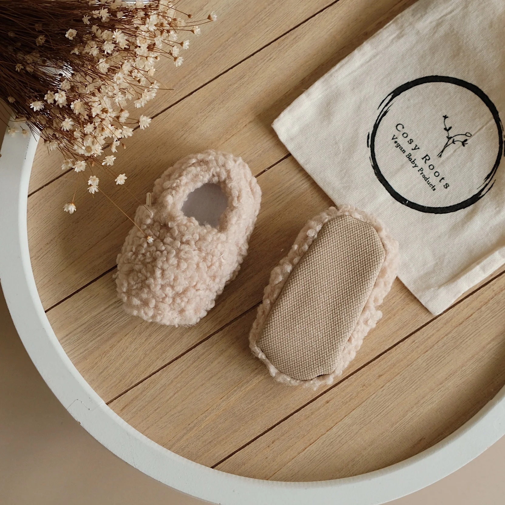 Vegan Shoes -Cosy Roots - Teddy Shoes - Sand - Image 10