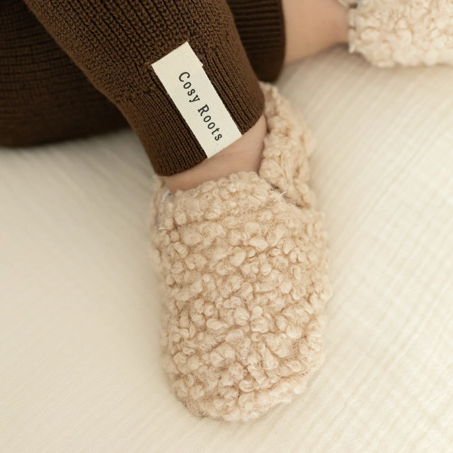Vegan Shoes -Cosy Roots - Teddy Shoes - Sand - Image 6