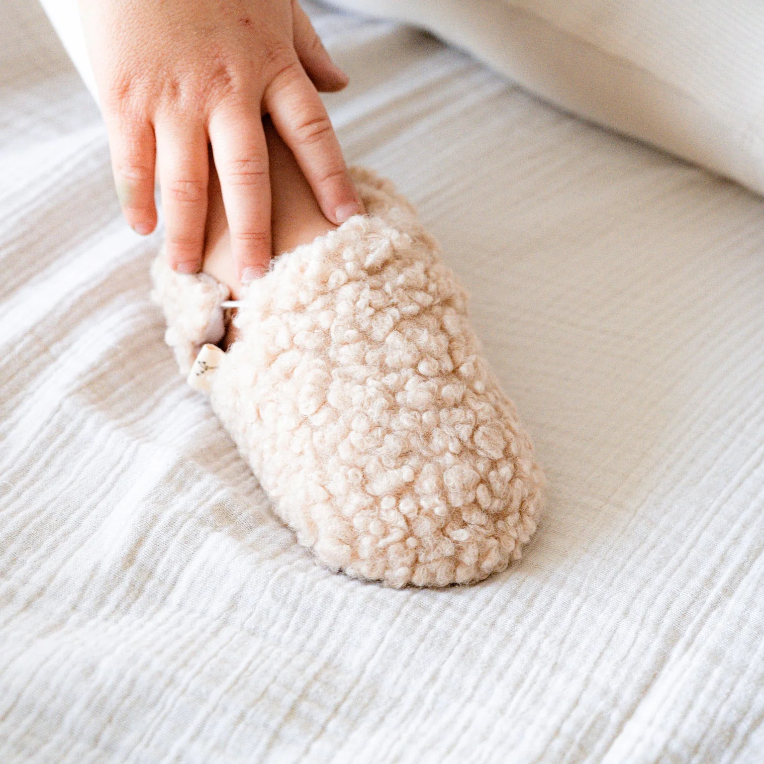 Vegan Shoes -Cosy Roots - Teddy Shoes - Sand - Image 9